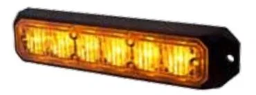 H22890001 – HELLA Warning Light, Rectangular Mini Bar Permanent Mount Strobe Clear Lens/ Amber Bulb 19 Selectable Pat...